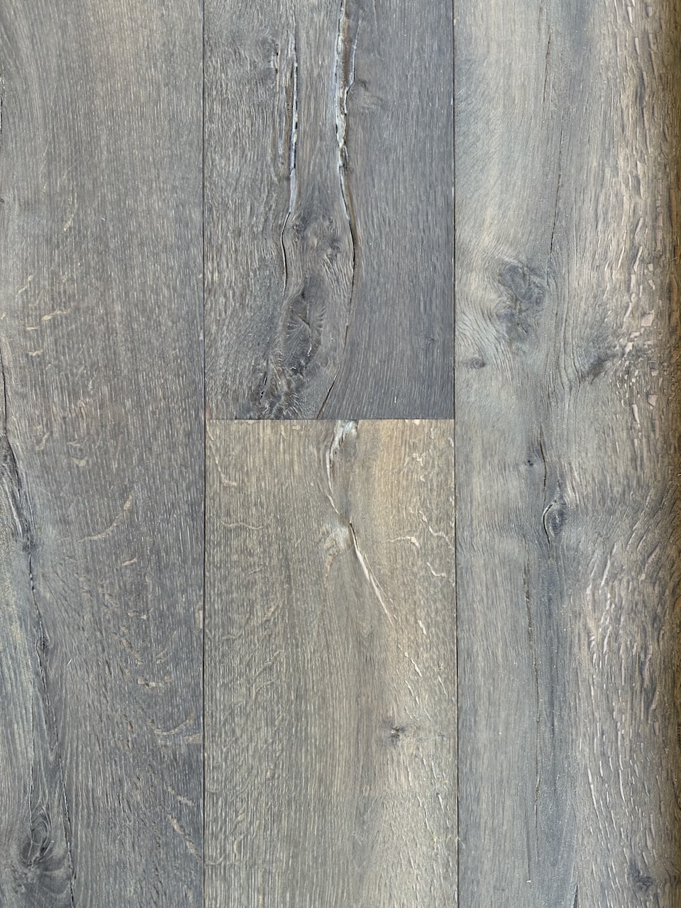 Old Barn Raftwood, styled as reclaimed wood flooring - grey and brown colouring
