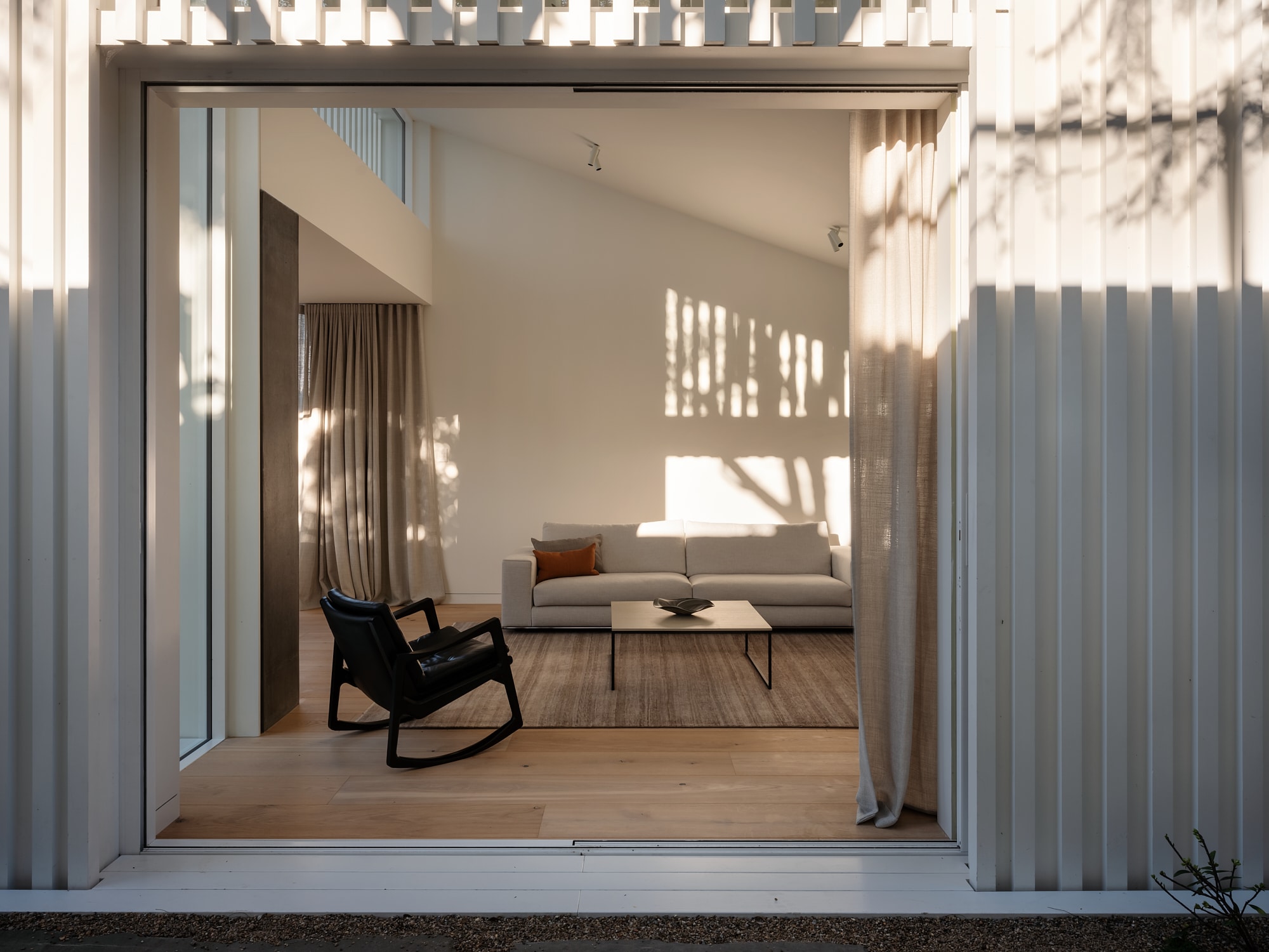 Light Catcher Moscow Mule Timber Flooring 4 White oak hardwood flooring in open plan living dining with timber ceilings and a view