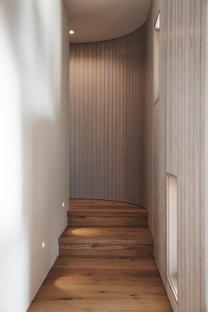 Oak Lapis smoked oak wood flooring - Tent House Tairua - SGA - Jackie Meiring