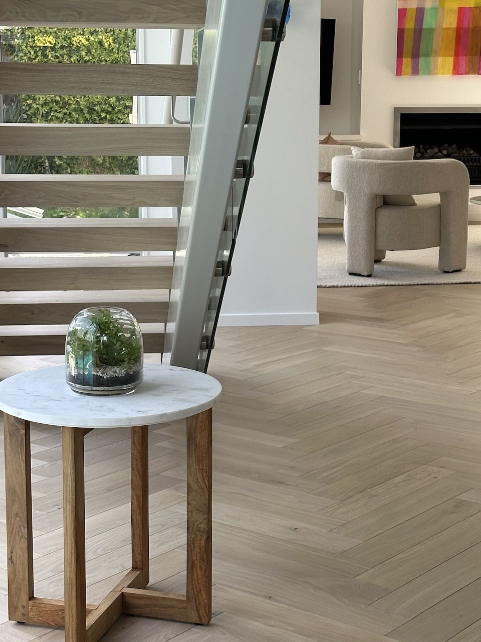 Vienna Woods Sazerac Herringbone Timber Floor - 1 (4)