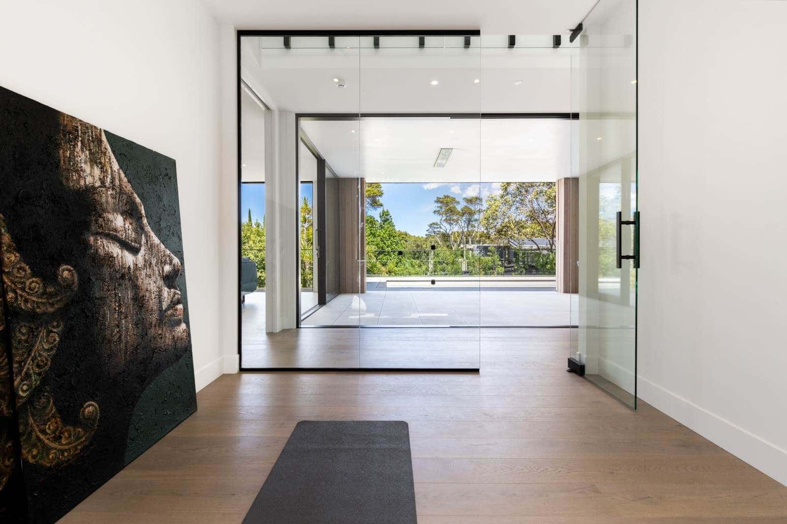 contemporary-hallway-oak-floor Light filled room wit stunning timber flooring