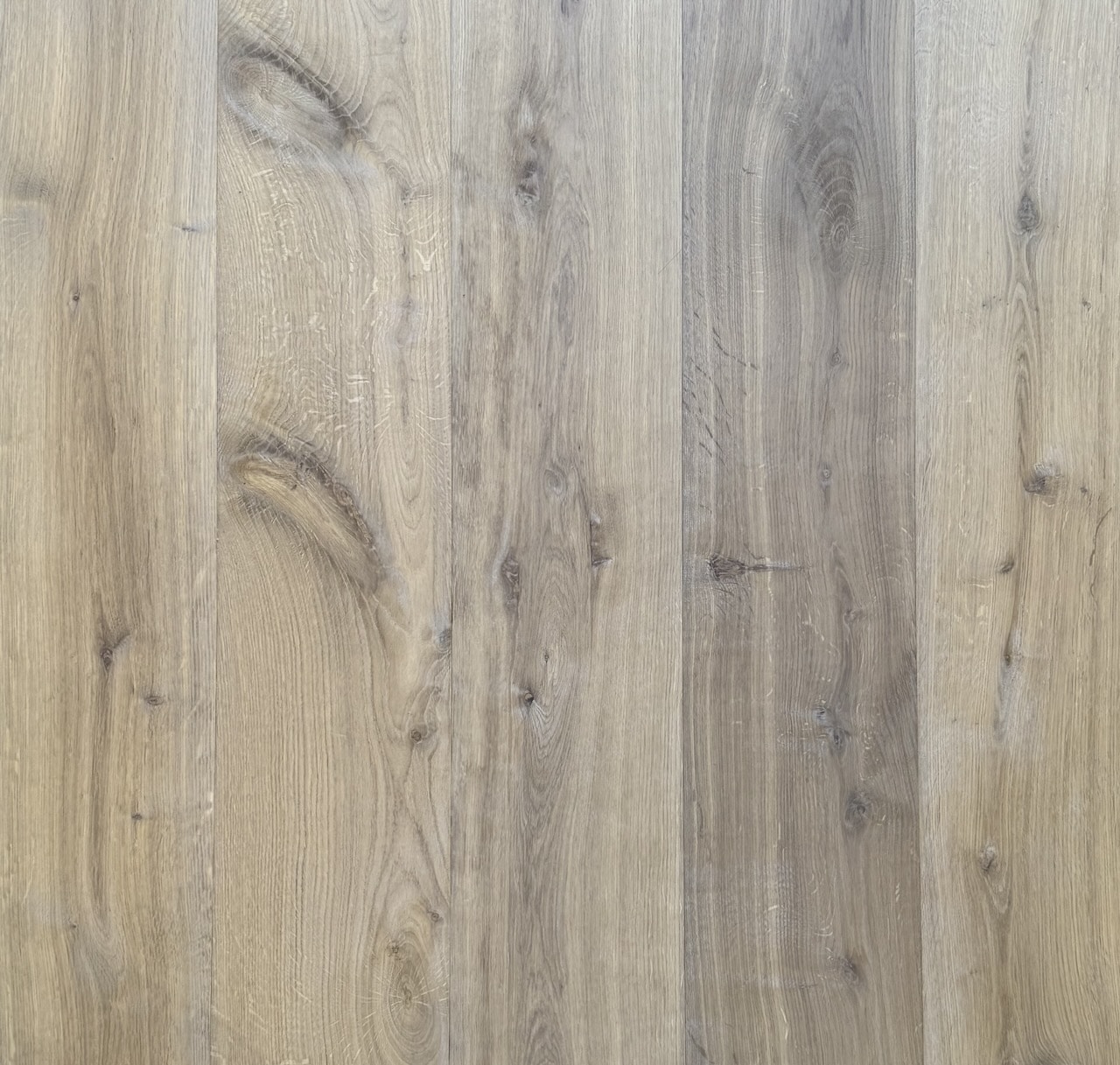 Natural mid tone colour smoked oak flooring - Milton oak - close up
