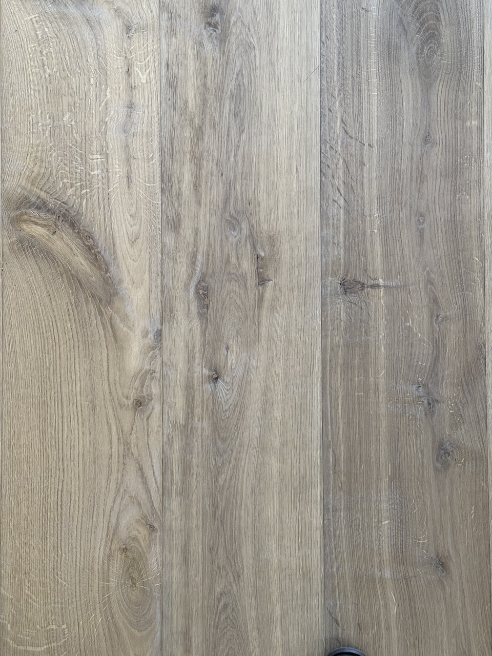 Natural mid tone colour smoked oak flooring - Milton oak - close up