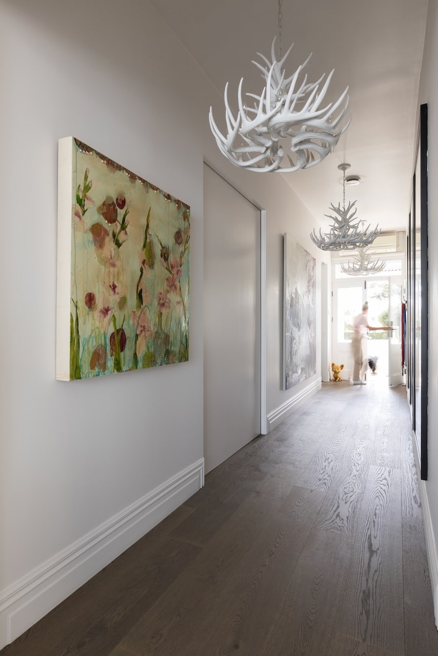 Admonter Grey Wood Flooring - Ponsonby grey brown wood flooring in hallway